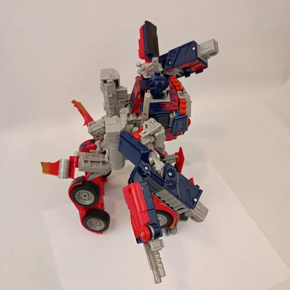 Transformers 2007 Movie Leader Class Optimus Prime Incomplete Action Figure